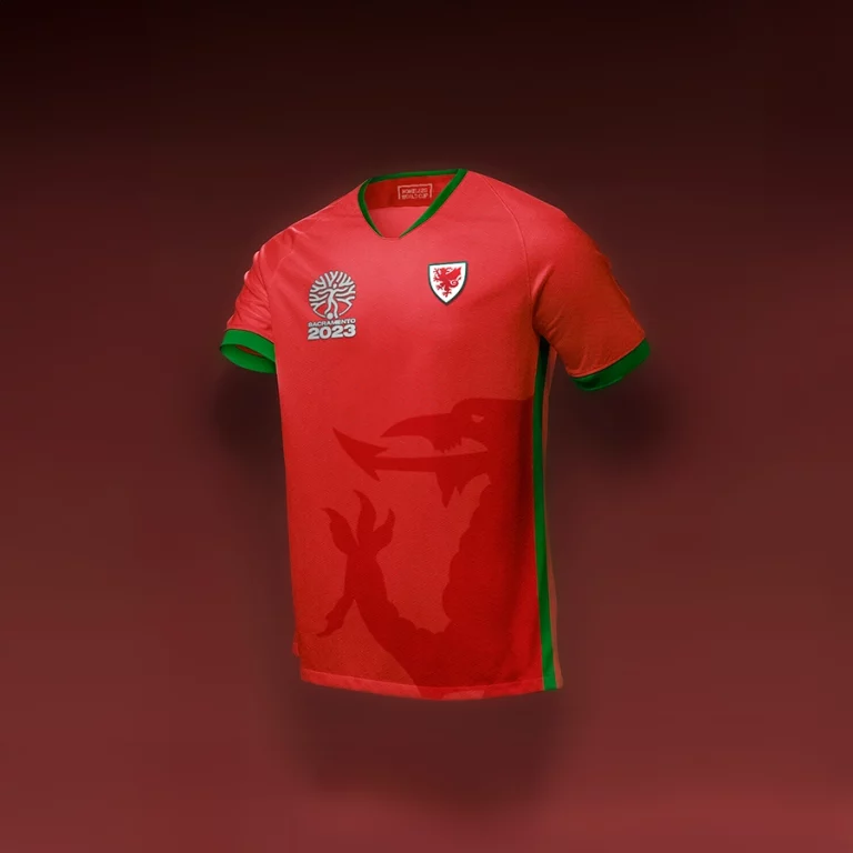 T-shirt de foot – Wales